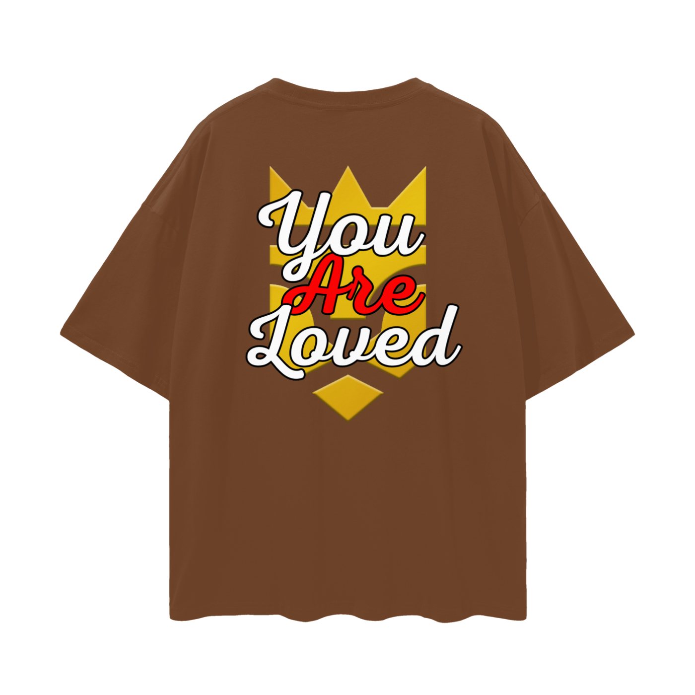 You Are Loved Oversized Plain T-Shirt