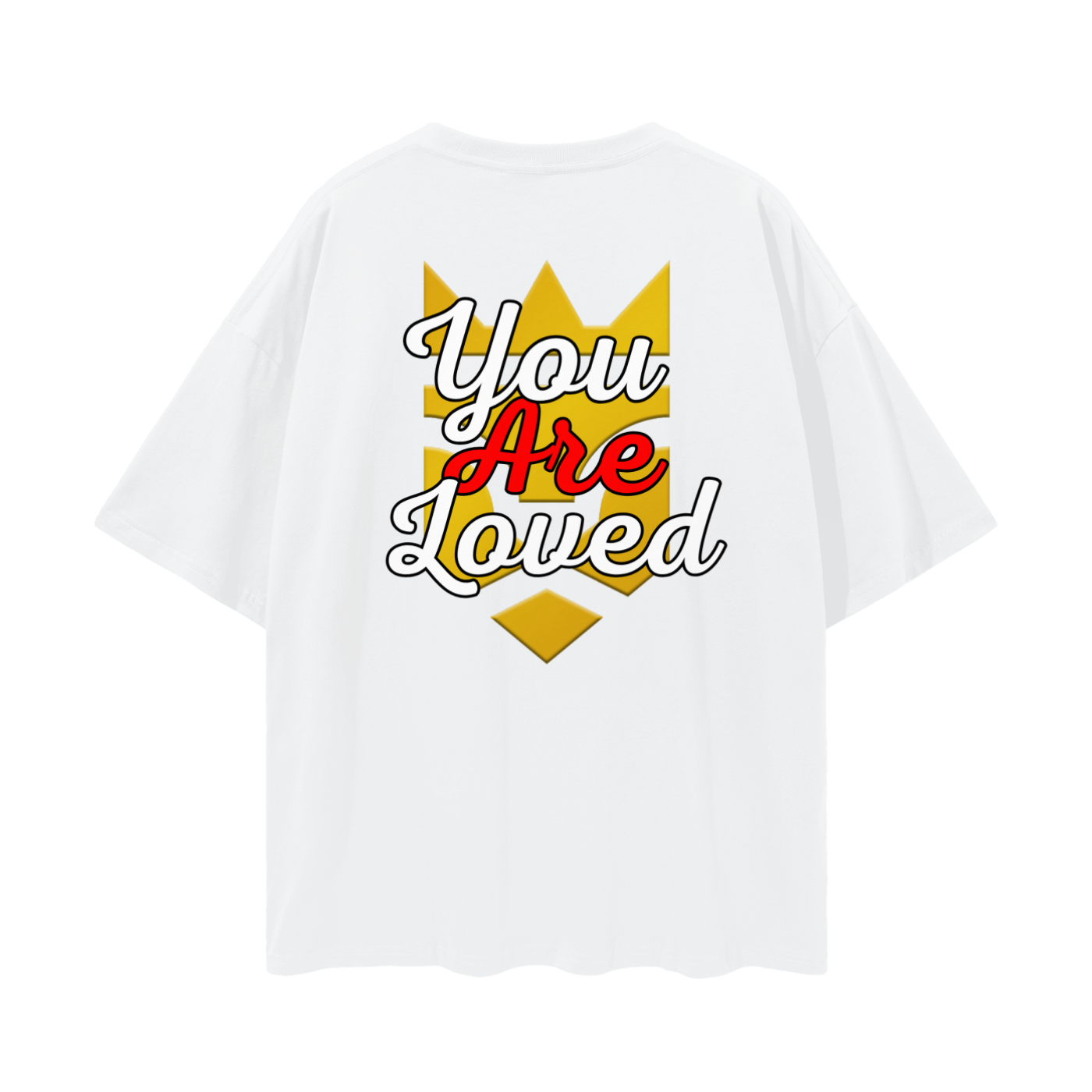 You Are Loved Oversized Plain T-Shirt