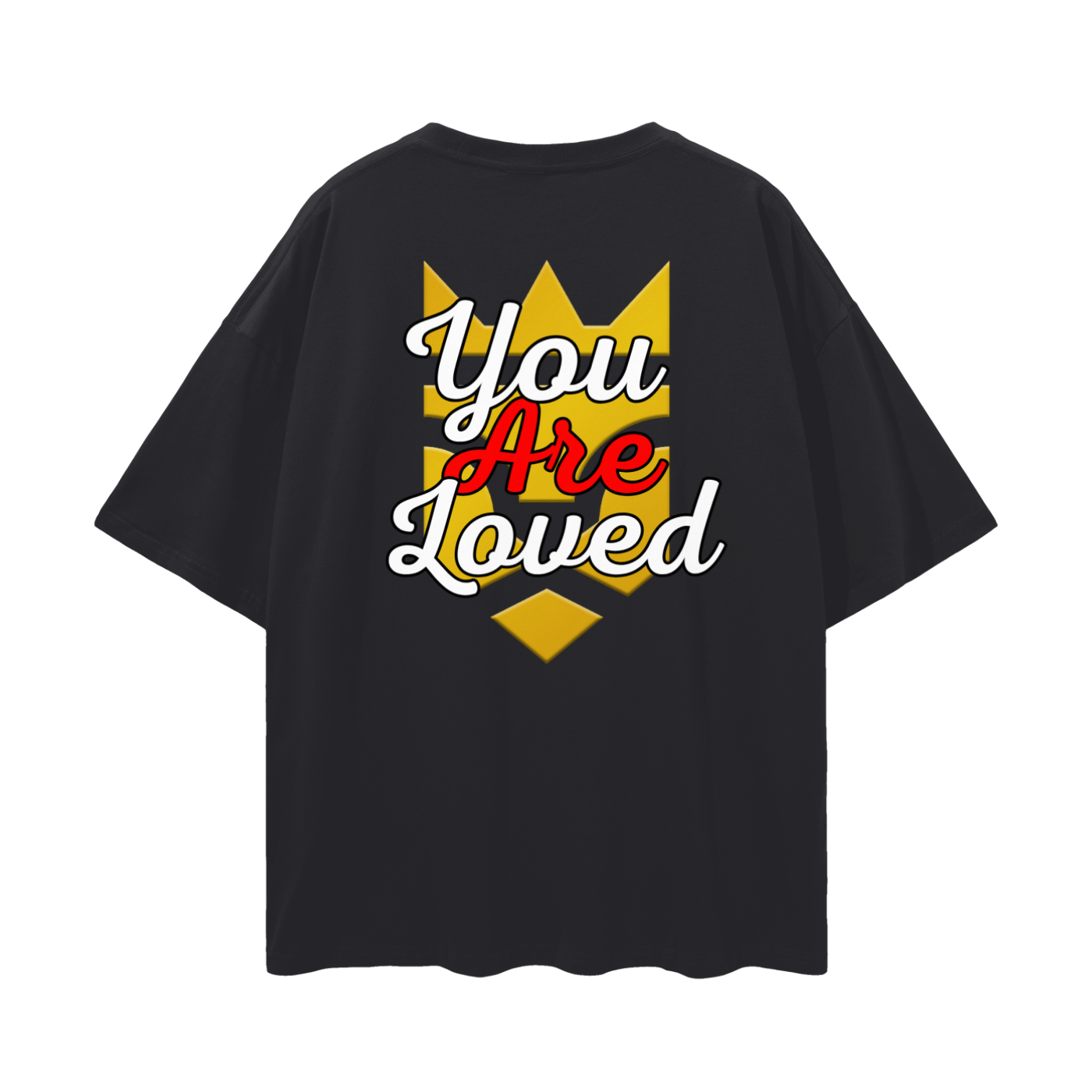 You Are Loved Oversized Plain T-Shirt