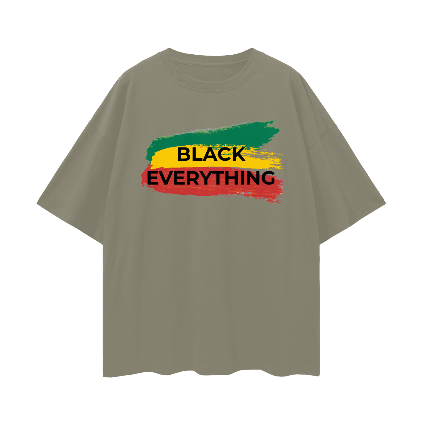 Black Everything Oversized T-Shirt