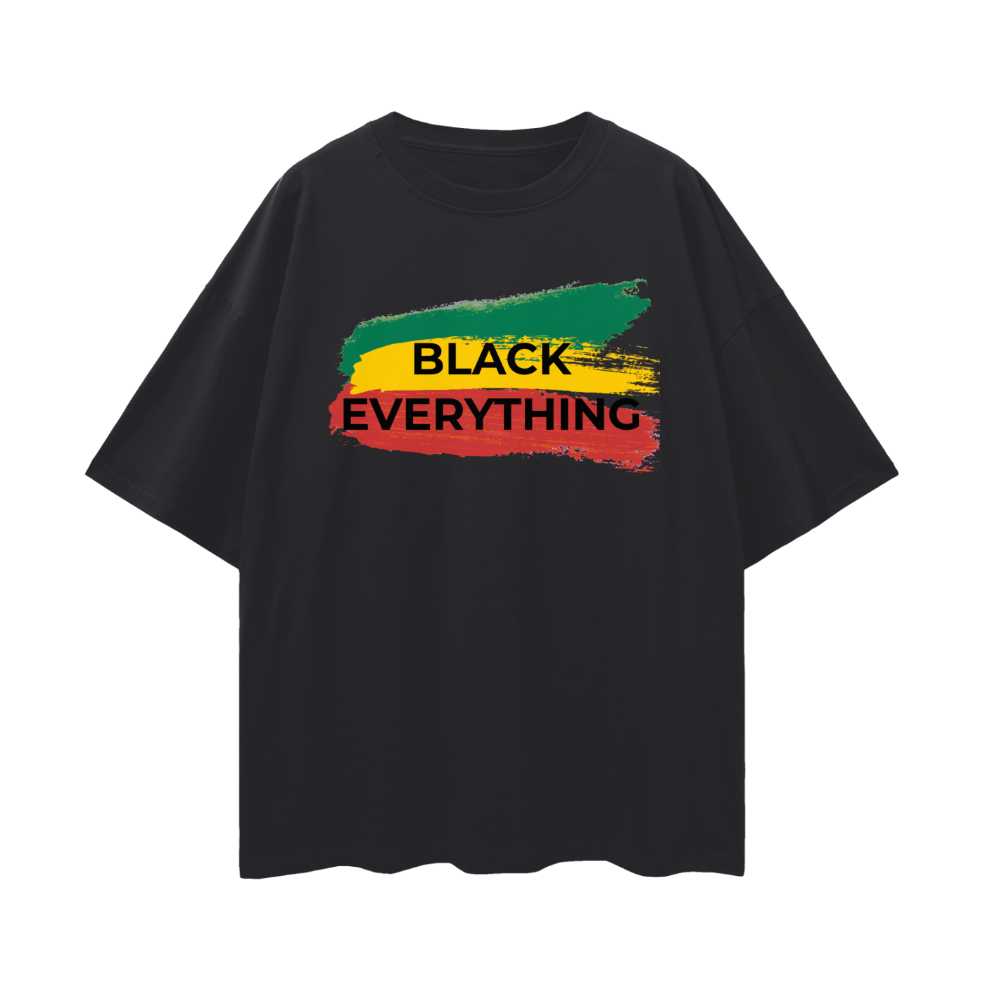 Black Everything Oversized T-Shirt